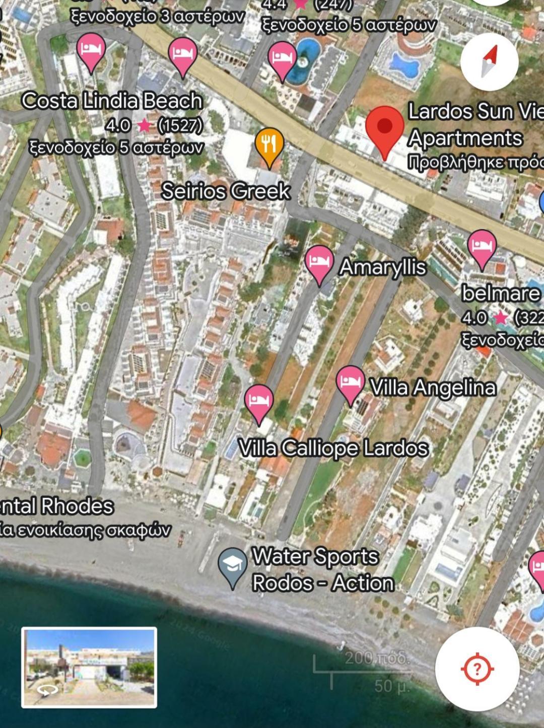 Lardos Sun View Apartments Exterior photo
